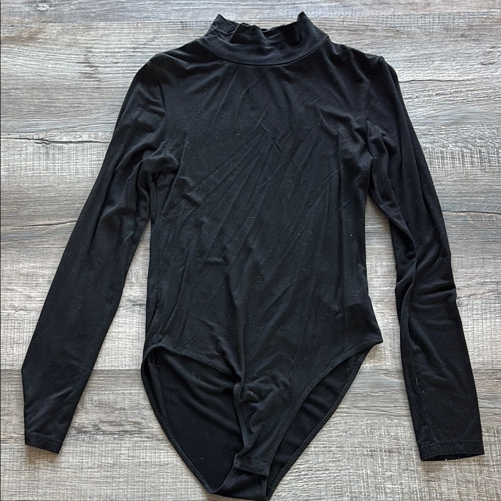 Black Long Sleeve Bodysuit